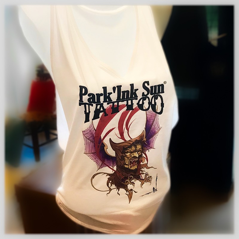 Débardeur Collaboratif Imprimé "FLYIN' SORCERER" - Femme