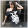 T-shirt Collaboratif Imprimé "PIEUVSHA" - Femme