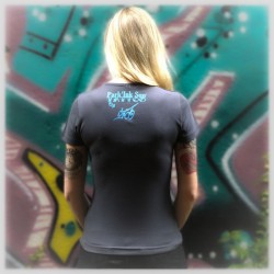 T-shirt Collaboratif Imprimé "SKULLTOO" - Femme