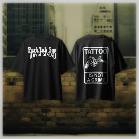 T-shirt Imprimé "Tattoo Is Not A Crime" V4 - Homme